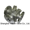 Forged Steel 3 Ways Ball Valve